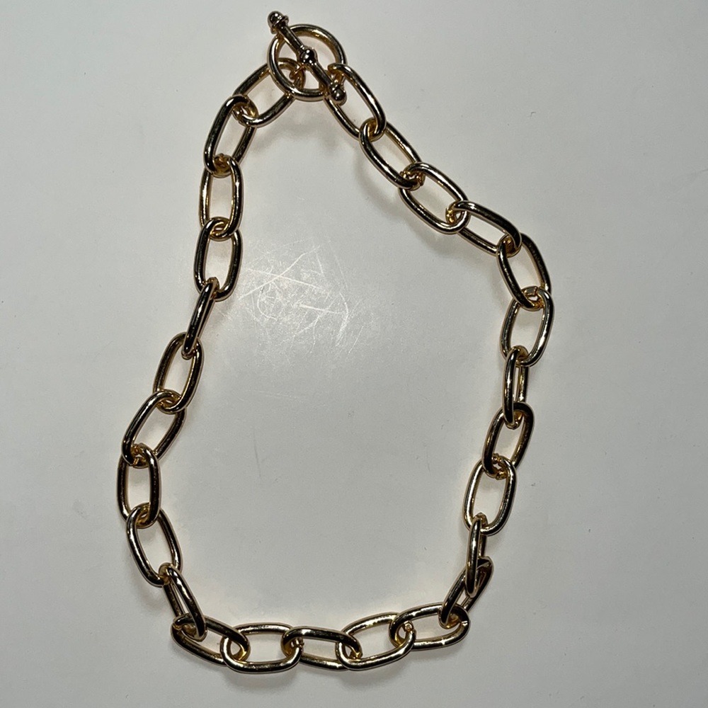 Gold cable link chain “New”